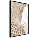 Poster - Curved Library  - zwart