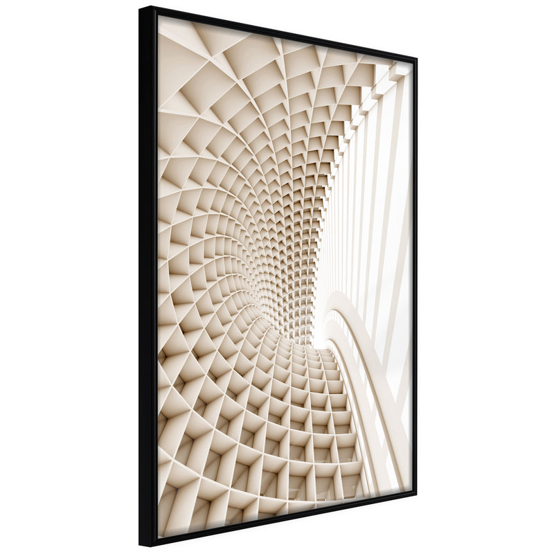 Poster - Curved Library  - zwart