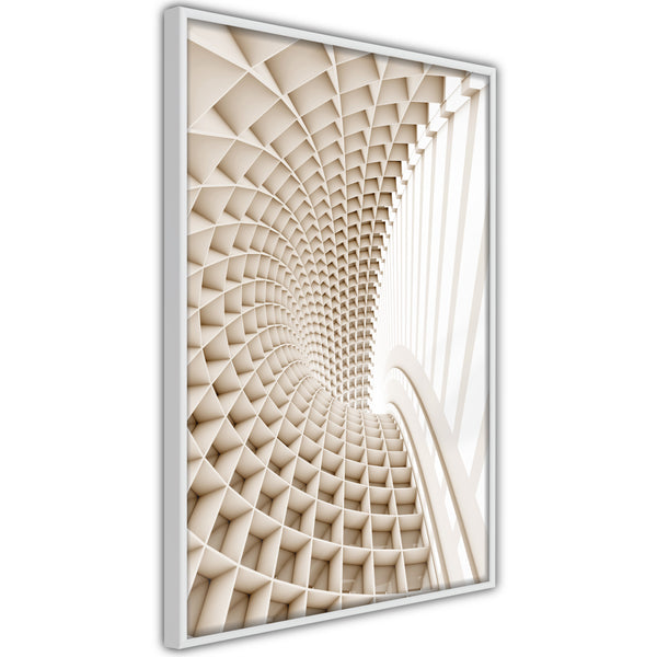 Poster - Curved Library  - wit