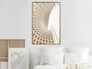 Poster - Curved Library  - goud