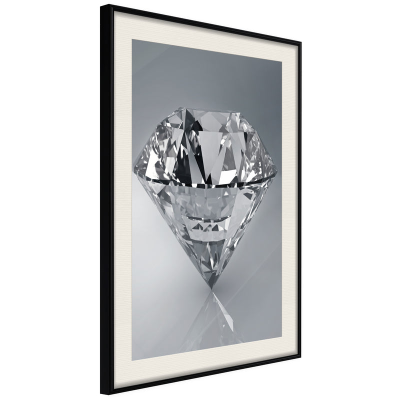 Poster - Precious Gem  - zwart passepartout