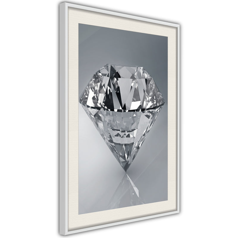 Poster - Precious Gem  - wit passepartout