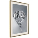 Poster - Precious Gem  - goud passepartout