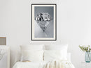 Poster - Precious Gem  - zwart passepartout