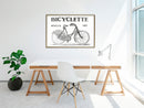 Poster - Bicyclette  - goud