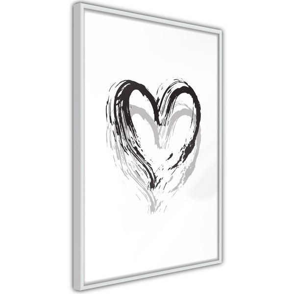 Poster - Painted Declaration of Love  - wit