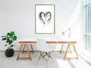 Poster - Painted Declaration of Love  - goud