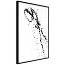 Poster - Ink Splash  - zwart