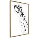 Poster - Ink Splash  - goud