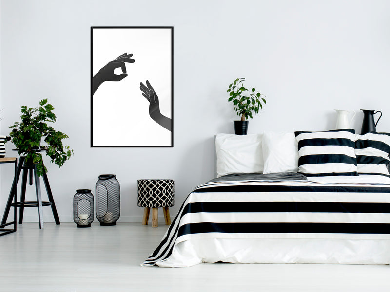 Poster - Language of Gestures I  - zwart
