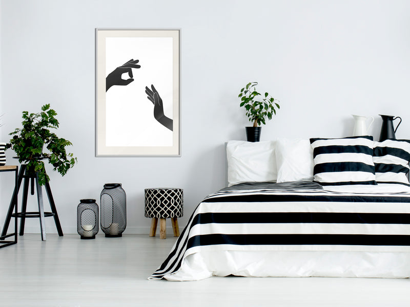Poster - Language of Gestures I  - wit passepartout