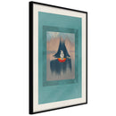 Poster - Cupid and Psyche  - zwart passepartout
