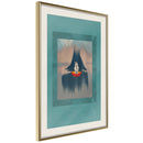 Poster - Cupid and Psyche  - goud passepartout