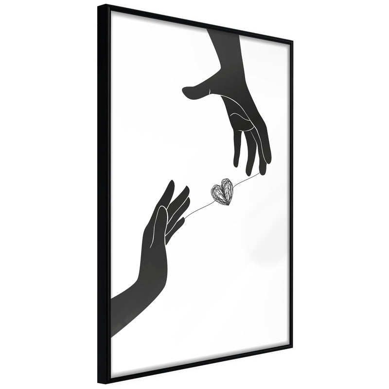 Poster - Instant Connection  - zwart