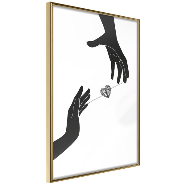 Poster - Instant Connection  - goud