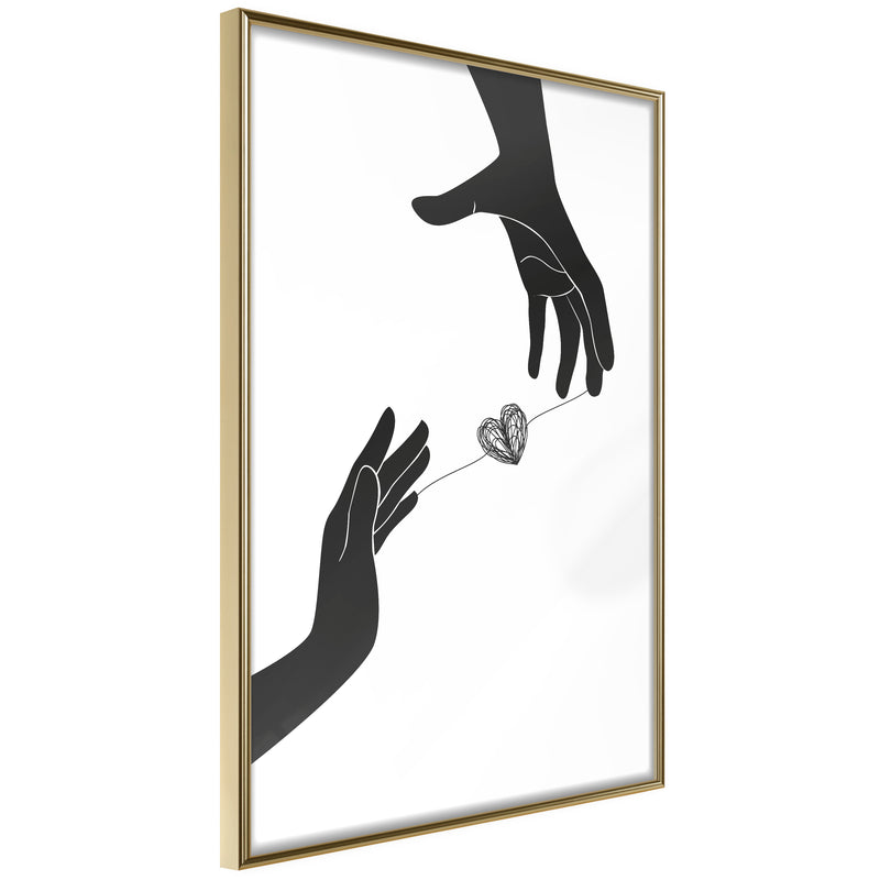 Poster - Instant Connection  - goud