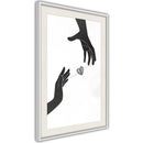 Poster - Instant Connection  - wit passepartout