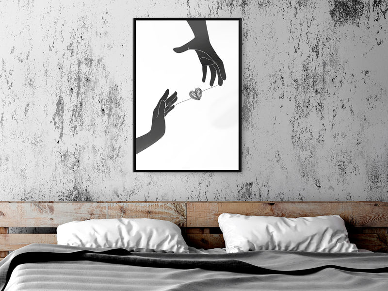 Poster - Instant Connection  - zwart