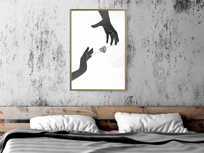 Poster - Instant Connection  - goud