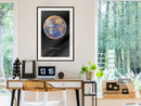 Poster - The Solar System: Mercury  - zwart passepartout