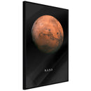 Poster - The Solar System: Mars  - zwart