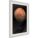 Poster - The Solar System: Mars  - wit passepartout