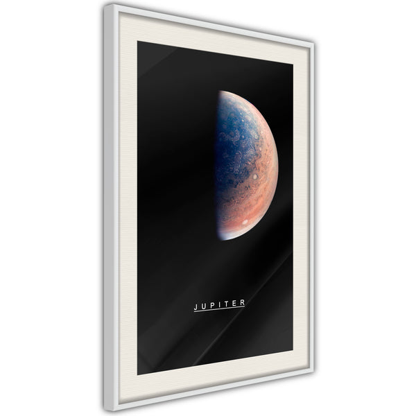 Poster - The Solar System: Jupiter  - wit passepartout