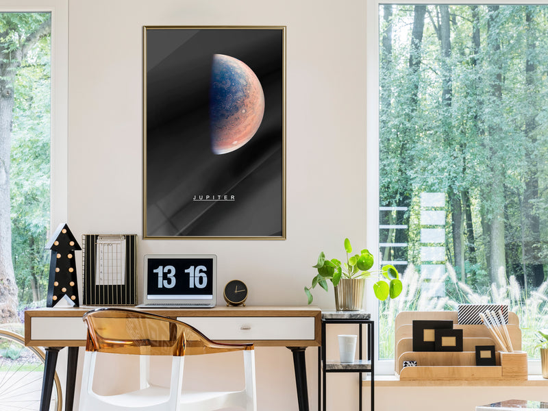Poster - The Solar System: Jupiter  - goud
