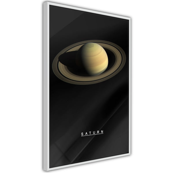 Poster - The Solar System: Saturn  - wit