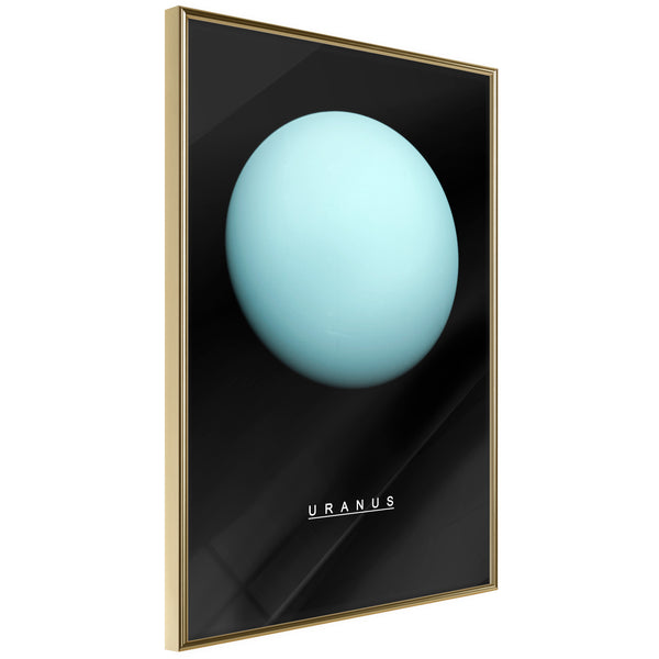 Poster - The Solar System: Uranus  - goud