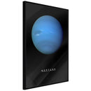 Poster - The Solar System: Neptun  - zwart