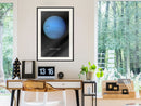 Poster - The Solar System: Neptun  - zwart passepartout
