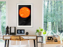 Poster - The Solar System: Sun  - wit passepartout