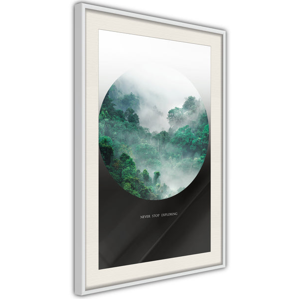 Poster - Explore  - wit passepartout