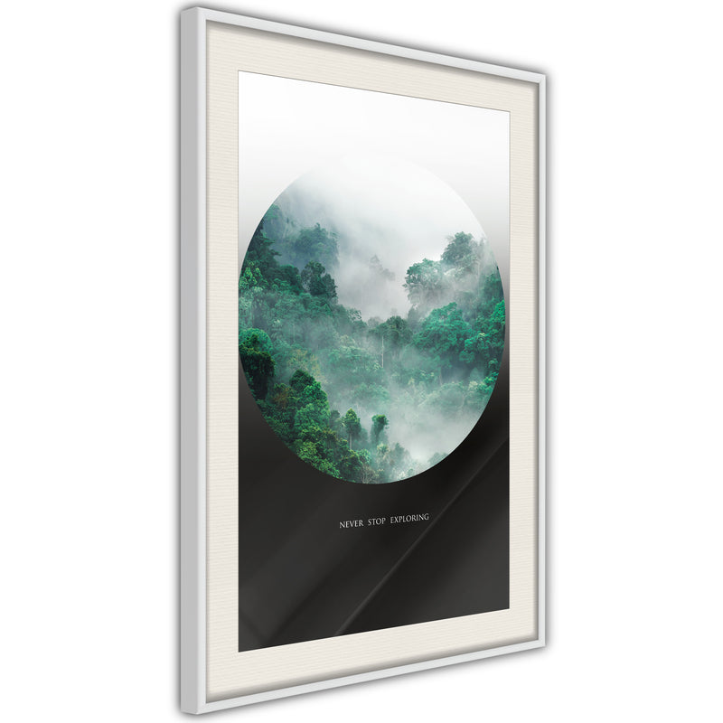 Poster - Explore  - wit passepartout