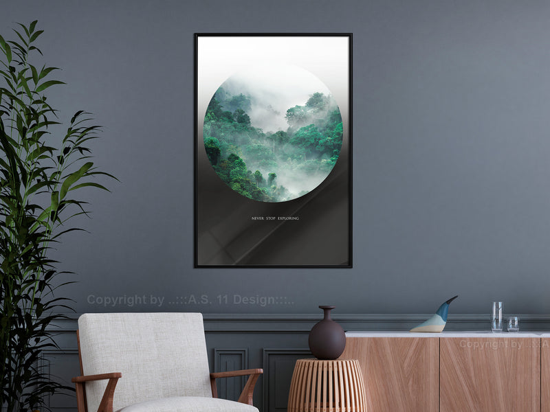 Poster - Explore  - zwart