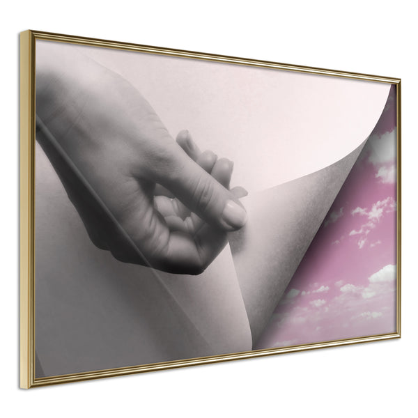 Poster - New Beginning  - goud