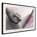 Poster - New Beginning  - zwart passepartout