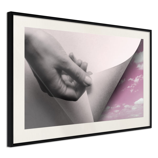 Poster - New Beginning  - zwart passepartout