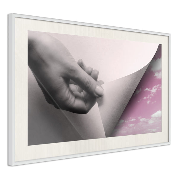 Poster - New Beginning  - wit passepartout