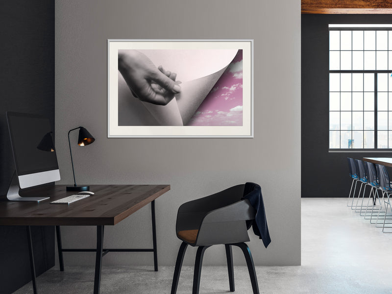 Poster - New Beginning  - wit passepartout