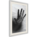 Poster - Electrifying Touch  - wit passepartout