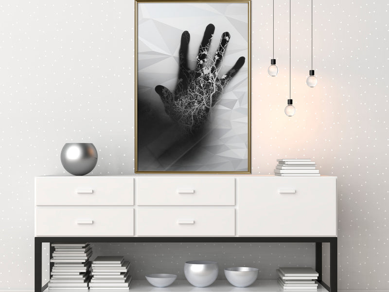 Poster - Electrifying Touch  - goud