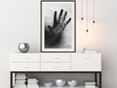 Poster - Electrifying Touch  - zwart passepartout