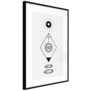 Poster - Intuition  - zwart