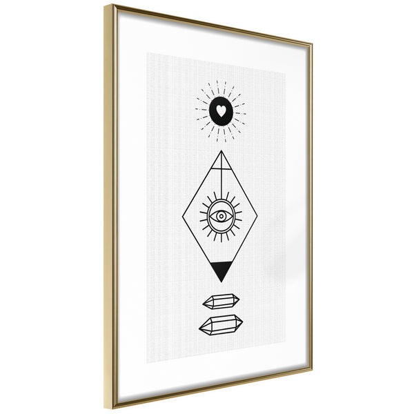 Poster - Intuition  - goud