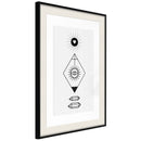 Poster - Intuition  - zwart passepartout