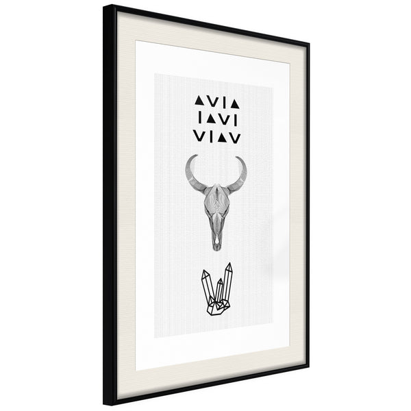 Poster - Spirituality  - zwart passepartout