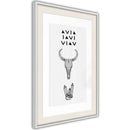 Poster - Spirituality  - wit passepartout