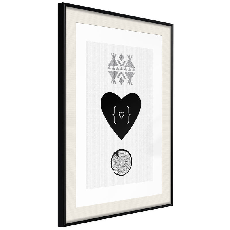 Poster - Unity  - zwart passepartout